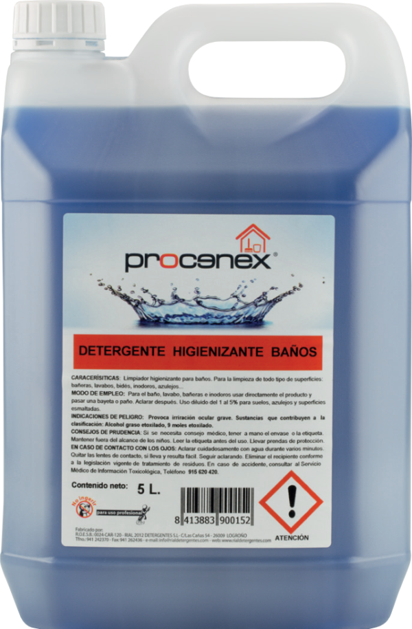 Detergente forte baños