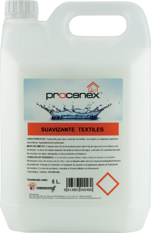 Suavizante textiles perfumado